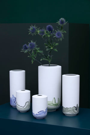 TIDE Vase, 30 cm, schwarz