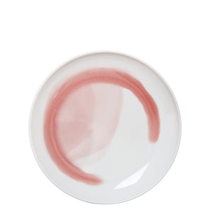 POOL breakfast plate, garnet red