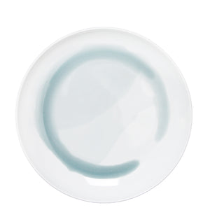 POOL dinner plate, teal blue